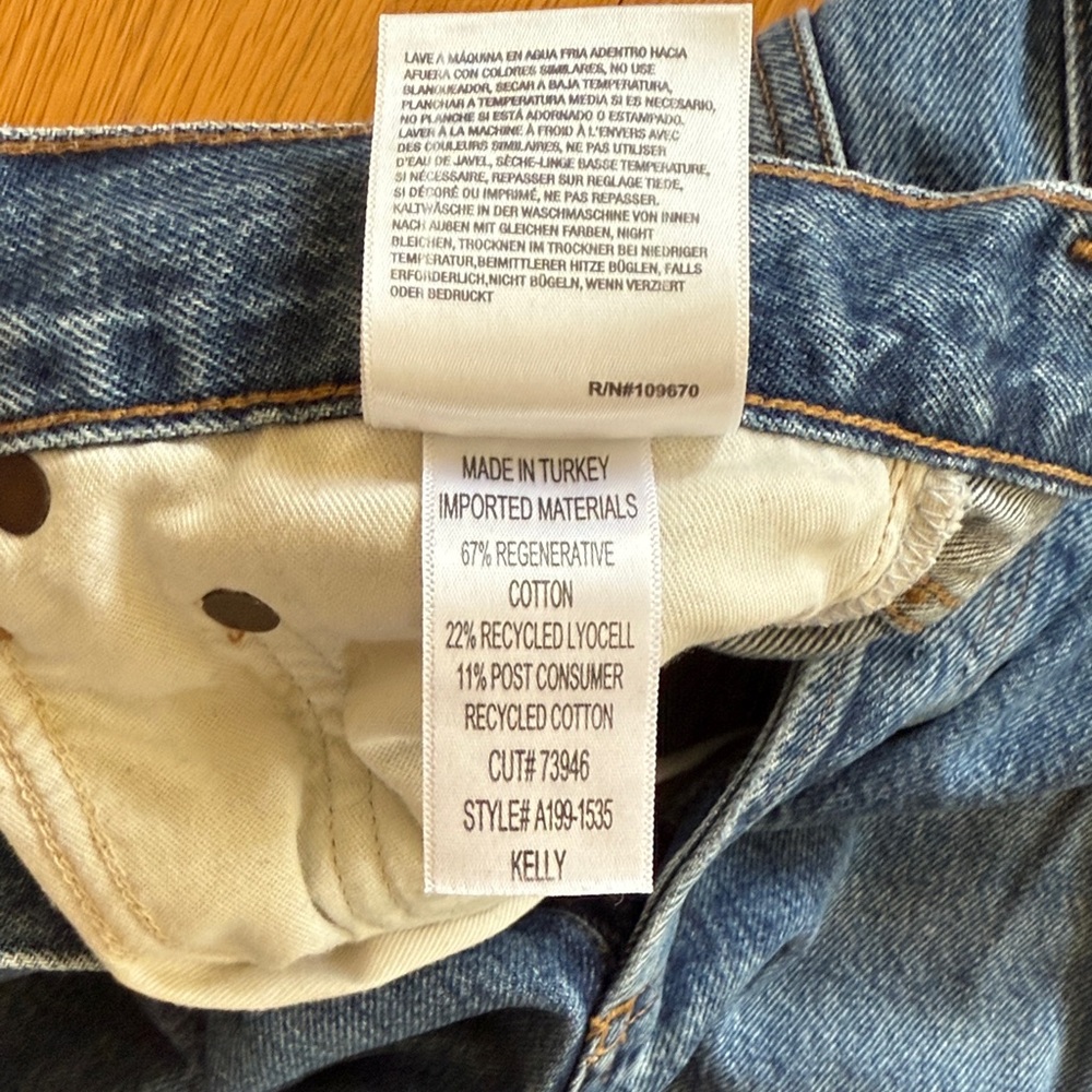 Agolde Kelly Straight Leg Jeans - Picture 4 of 6